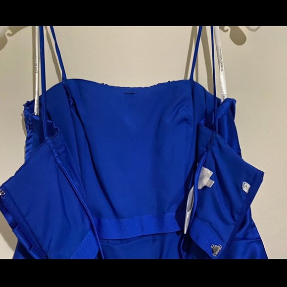 LAST CHANCE - Davids Bridal Horizon Bridesmaid Dress altered 2 - Picture 7 of 8